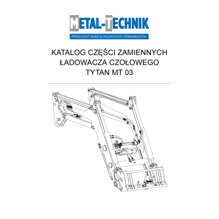 Części do Ładowacza czołowego Metal-Technik Tytan MT-03